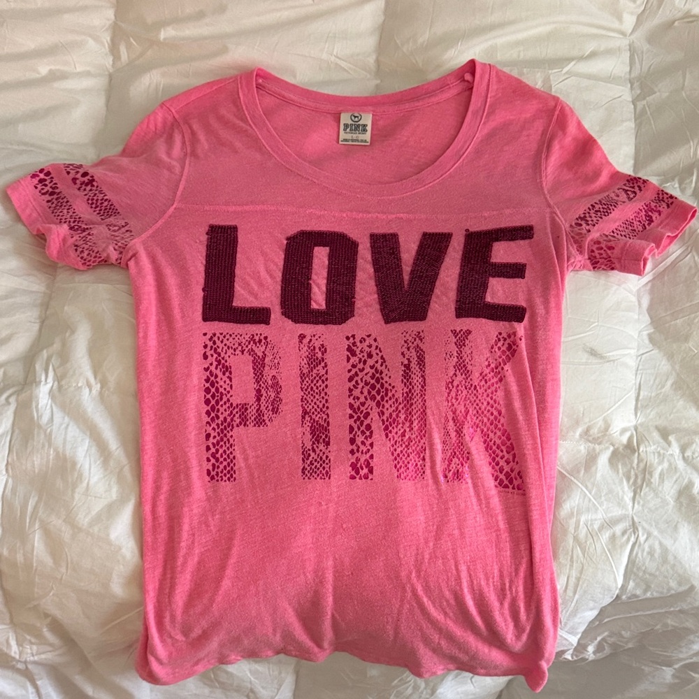 PINK Victoria's Secret Pink Short Sleeve Tee